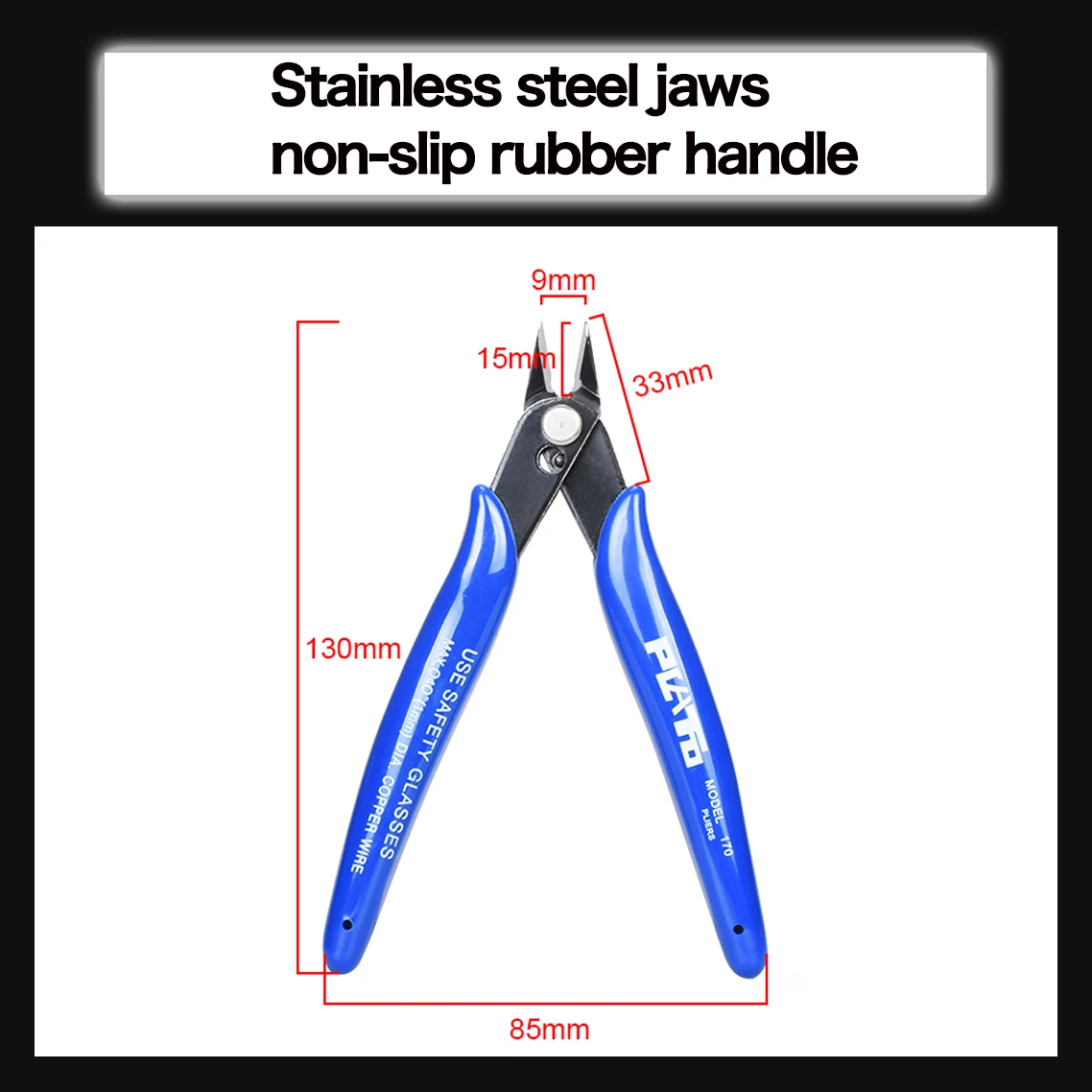1pcs PLATO 170 Wishful Clamp DIY Electronic Diagonal Pliers Side Cutting Nippers Wire Cutter 3D printer parts 1pcs PLATO 170 Wishful Clamp DIY Electronic Diagonal Pliers Side Cutting Nippers Wire Cutter 3D printer parts