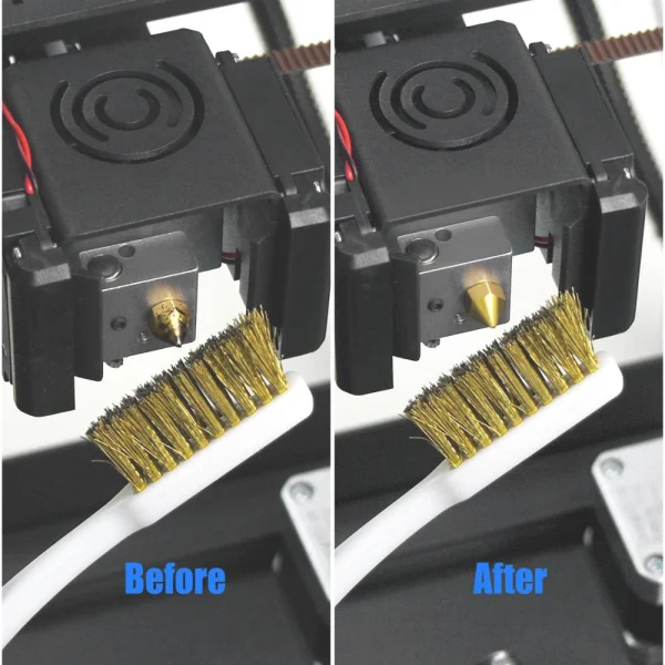 3D Printer Cleaner Tool Copper Wire Toothbrush - Image 3